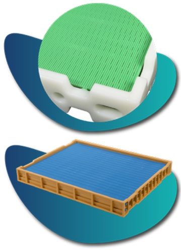 Draining trays double sided (plastic )